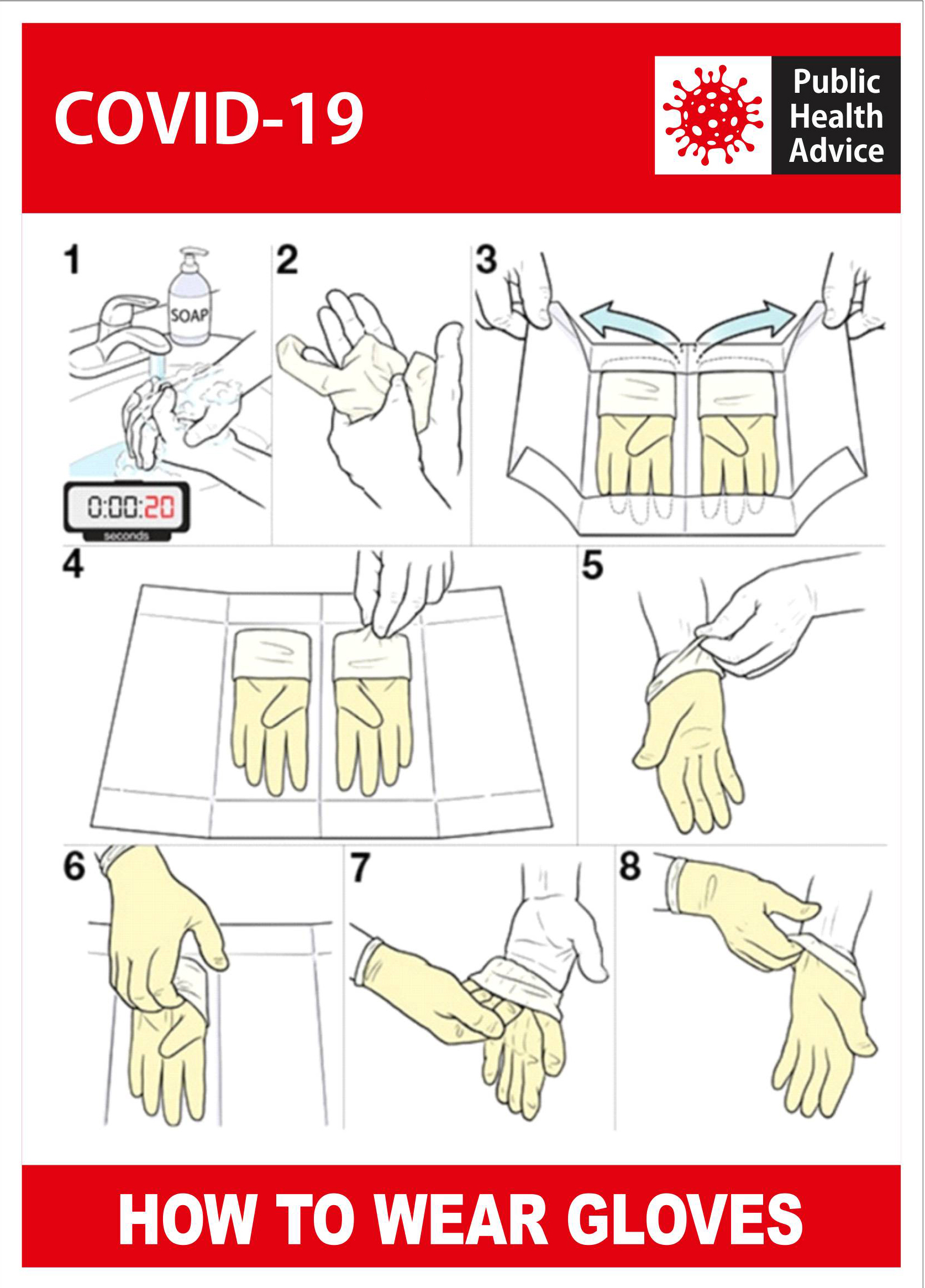 HOW TO WEAR GLOVES